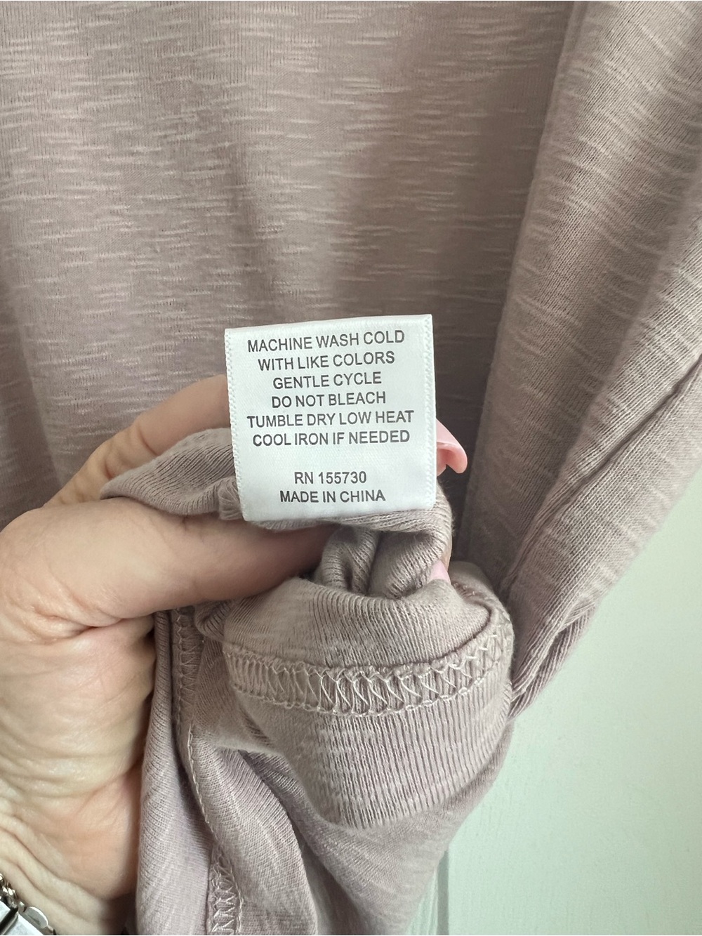 Jane and Delancey Short Sleeve Pullover - Mauve - Picture 4 of 4